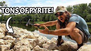 I Found Pyrite Crystals (Fools Gold) in Michigan! Gem and Mineral Hunting the Great Lakes State