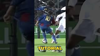 Jugada Legendaria de #ronaldinho Tutorial  #shorts #futbol #jugadas #skills #regates