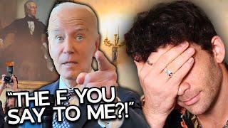 Biden Snaps at TikToker During Influencer Event | HasanAbi reacts