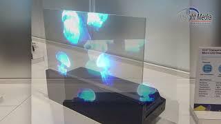 AUO Shows Transparent microLED Displays for IT and Automotive