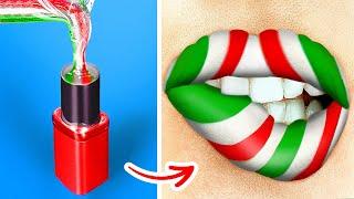 HOW TO SNEAK CHRISTMAS CANDIES || Holiday Prank Ideas And Edible Decorations by 123 GO! Planet