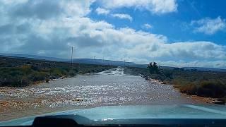 Rain and ice rain in Sutherland and Calvinia in South Africa