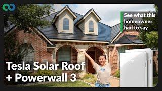 First Tesla Powerwall 3 & Solar Roof Installation | Homeowner Experience