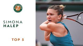 Simona Halep - TOP 5 | Roland Garros 2018