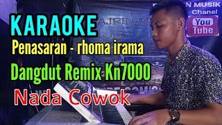 Rhoma Irama - Penasaran _ Remix [Karaoke] Kn7000 - Nada Cowok