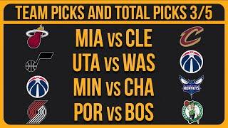 NBA Picks Today 3/5/25 NBA Picks and Predictions NBA Bets Today