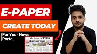 How to Create E-paper For News Website | Easy Step-by-Step Tutorial | #7knetwork | #newsportal