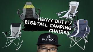 Heavy Duty / Big and Tall Camping Chairs Reviewed!