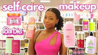 Let's go Pink Only self care + makeup shopping at Target!