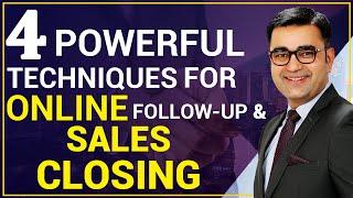 How to do ONLINE FOLLOW UP & SALES CLOSING | आसान है। SIMPLE & EASY TECHNIQUES | DEEPAK BAJAJ |