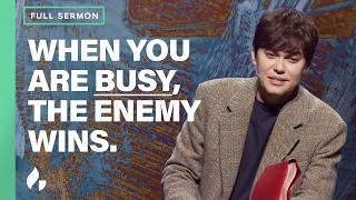 Busy Outside Restful Inside (Full Sermon) | Joseph Prince | Gospel Partner Episode