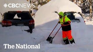 Ontario blizzard closes highways, leaves thousands in the dark