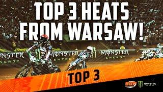 Top 3 Speedway GP Heats from Warsaw!  | FIM Speedway Grand Prix