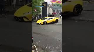 MUMBAI'S LATEST LAMBORGHINI PERFORMANTE DELIVERY FROM LAMBORGHINI SHOWROOM #SHORTS#INDIA#SUPERCARS#M