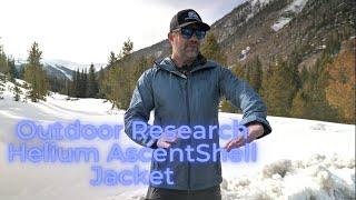 Outdoor Research Helium AscentShell Jacket Review -  Pertex Diamond Fuse