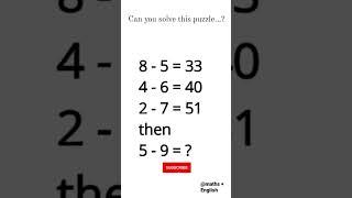 logical maths.maths puzzle  #logicalmathstrick #mathspuzzle