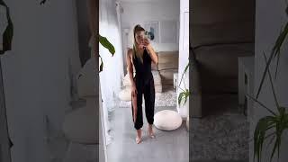  Mesh Coverup Jumpsuit Black 