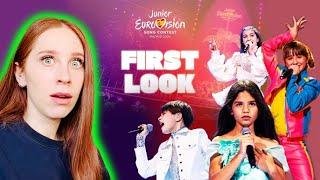 LET US REACT TO THE JUNIOR EUROVISION 2024 REHEARSALS