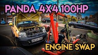 How to nearly double the power of a Panda 4x4! [Full engine swap video]