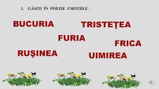 Tema: EMOȚIILE