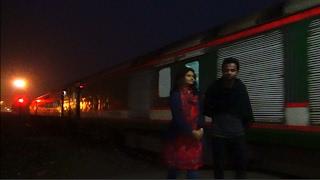 Bd Rail Fan/Dhumketue express train of Bangladesh railway departing kamlapur railway Station, Dhaka