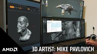 AMD Ryzen™ Threadripper™ for 3D Artists – Mike Pavlovich