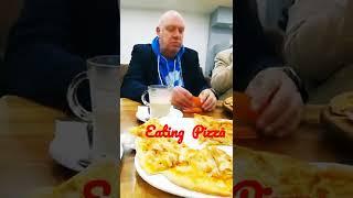 Belgian Eating Pizza Challenge...
