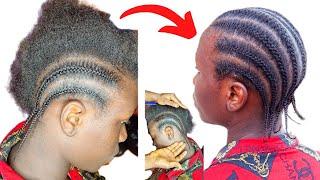 One of African Hairstyles called DIDI/ inner conrow (Detailed Tutorial #1