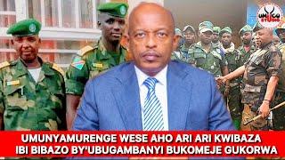 UMUNYAMURENGE WESE AHO ARI ARI KWIBAZA IBI BIBAZO BY'UBUGAMBANYI BUKOMEJE GUKORWA