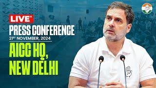 Press Conference | AICC HQ, New Delhi | Rahul Gandhi