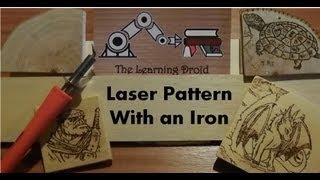 Pyrography - Applying a Pattern with an Iron