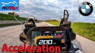 BMW F850GS (2023) - ACCELERATION - Gopro GPS and DRAGY measured