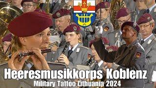 Heeresmusikkorps Koblenz in Litauen: Preußens Gloria/Regimentsgruß/Yorckscher Marsch - Marschmusik