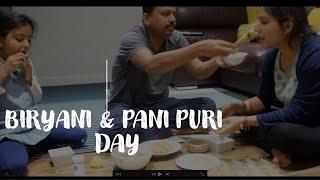 BIRYANI & PANI PURI DAY | MISHRA FAMILY IN LONDON | INDIAN FAMILY IN UK | INDIAN YOUTUBER IN LONDON