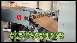 Kraft paper bubble making machine