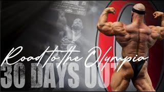 ROAD TO THE O | 30 days out | Hunter Labrada | First day back home -  Insane pull day with the boys