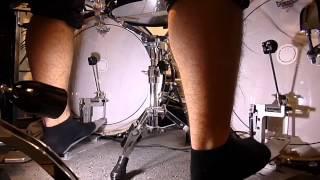 220 to 270 BPM Double Bass Drumming (HD)