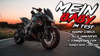 Reichen 140ps !? | Mein Motorrad im Test | Kawasaki Z1000 | Webon one