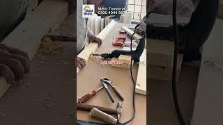 How to Drill a Big Hole in Wood, P428, #shorts #viral #Construction #DhaLahore