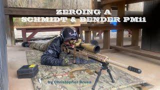 Zeroing a Schmidt & Bender PMII Rifle Scope on a Precision Rifle