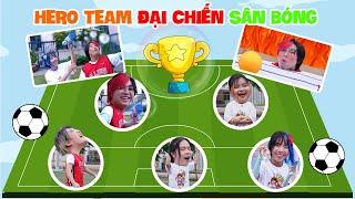 Hero team hóa thân thành siêu sao sân cỏ.  "Át chủ bài" Phong Cận cùng loạt cú ném zero điểm