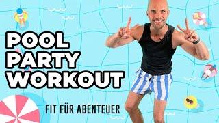 POOL PARTY WORKOUT - Fit für Abenteuer - Kinder Workout für Zuhause zum Mitmachen!