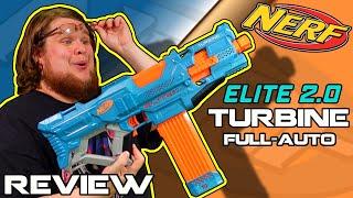 IT'S ACTUALLY GOOD!? NERF Elite 2.0 Turbine Full-auto Blaster Review