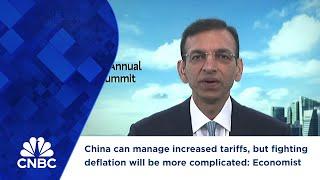 China can manage increased tariffs, but fighting deflation will be more complicated: Economist