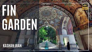 Secrets of Kashan, Walking Tour of Fin Garden in 4K! 2023 IRAN