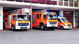 [Feuer in Wohnhaus] Zugalarm für die Feuer und Rettungswache Hamburg-Billstedt F25