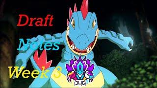 Feraligatr is a menace! | P4G Draft Notes Week 3 by aimel