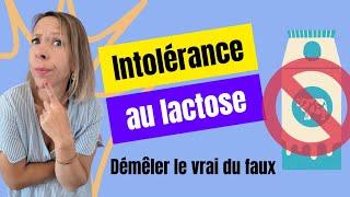 L'intolérance au lactose : faut-il arrêter tous les produits laitiers ? #santé #docteur