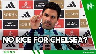 RICE HASN'T TRAINED | Mikel Arteta | Chelsea v Arsenal