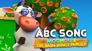 ABC Song - MooMoo & The Barn House Family | #NurseryRhymes #ABCSong